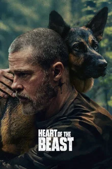 Man med hund på dramatisk filmposter för Nordic IPTV och bästa IPTV