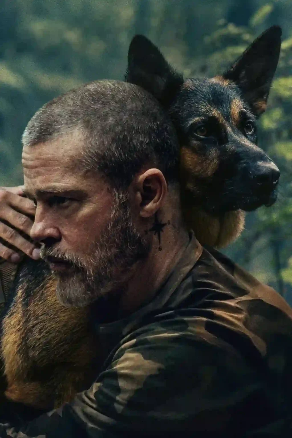 Man med hund i dramatisk filmscen för svensk IPTV och IPTV films