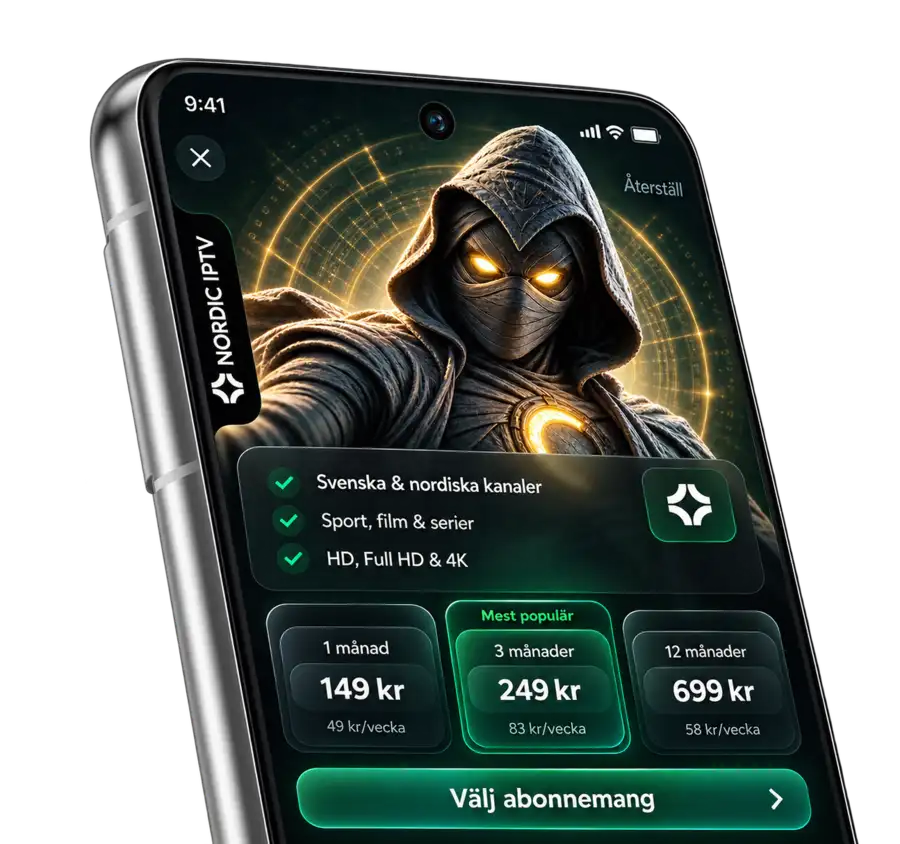 Nordic IPTV abonnemang och val av period