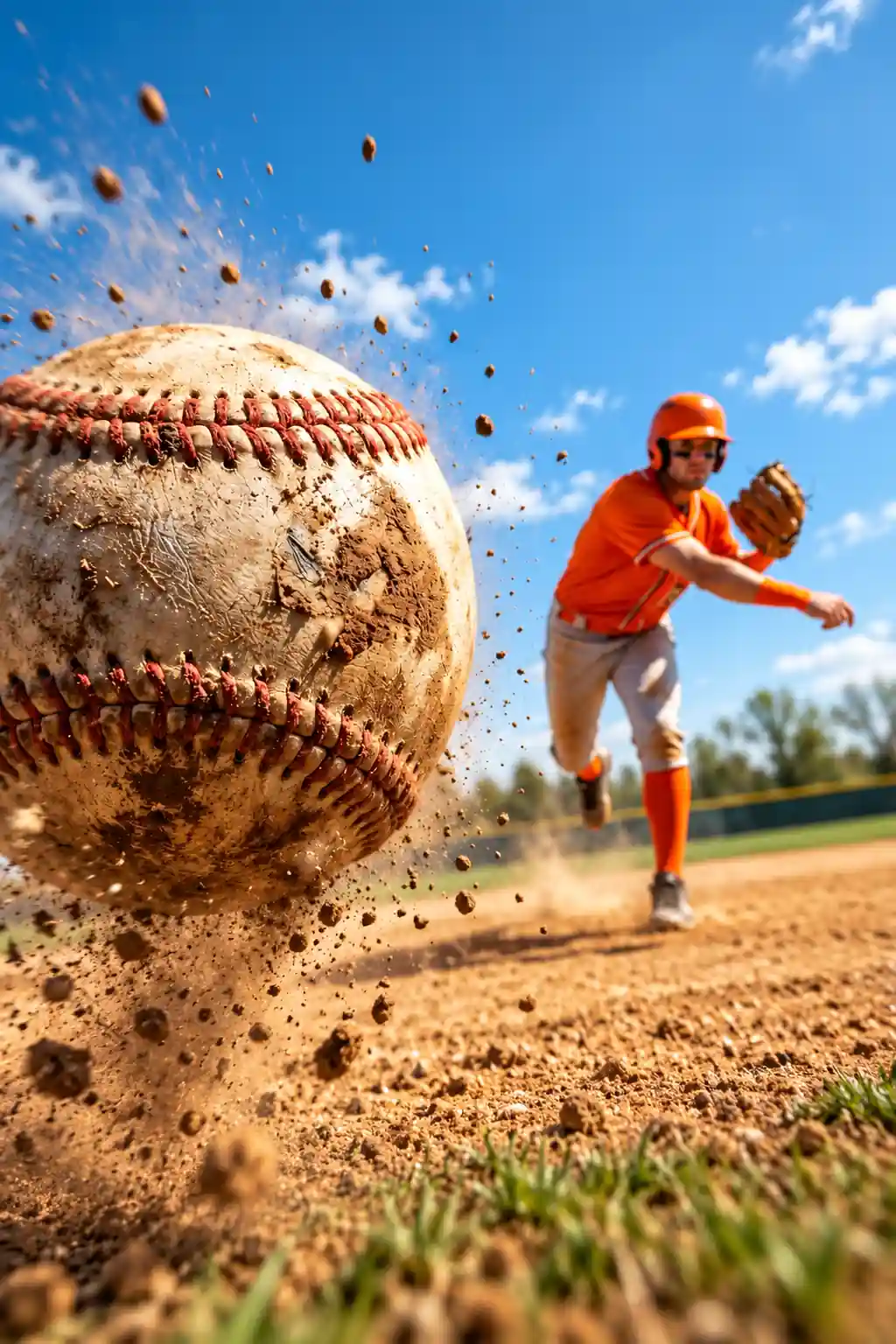 Basebollspelare i match för svensk IPTV och internationell IPTV sport