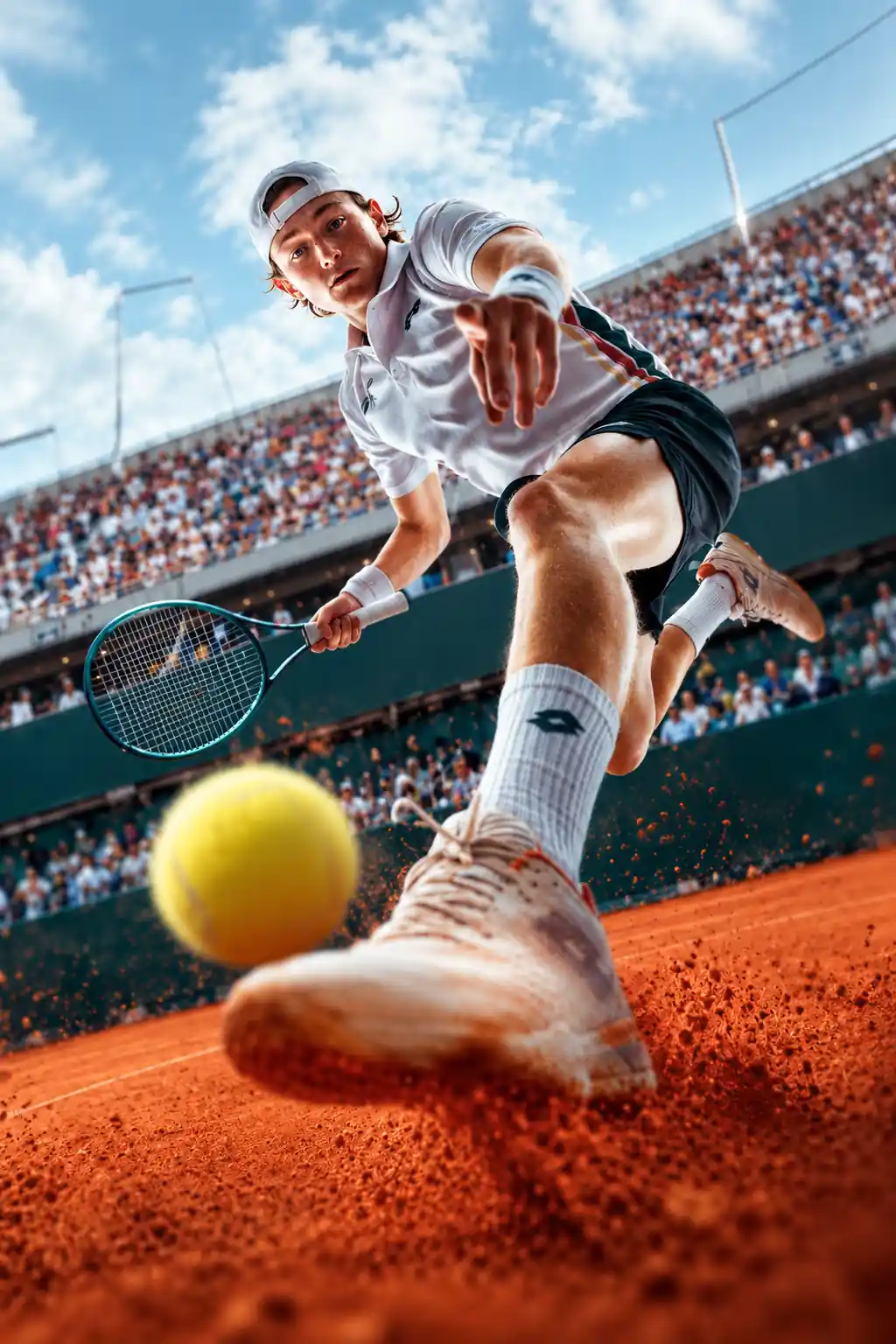 Tennisspelare i match för svensk IPTV och IPTV sport live
